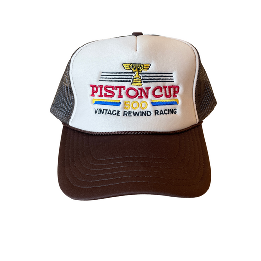 Piston Cup Brown Trucker Hat